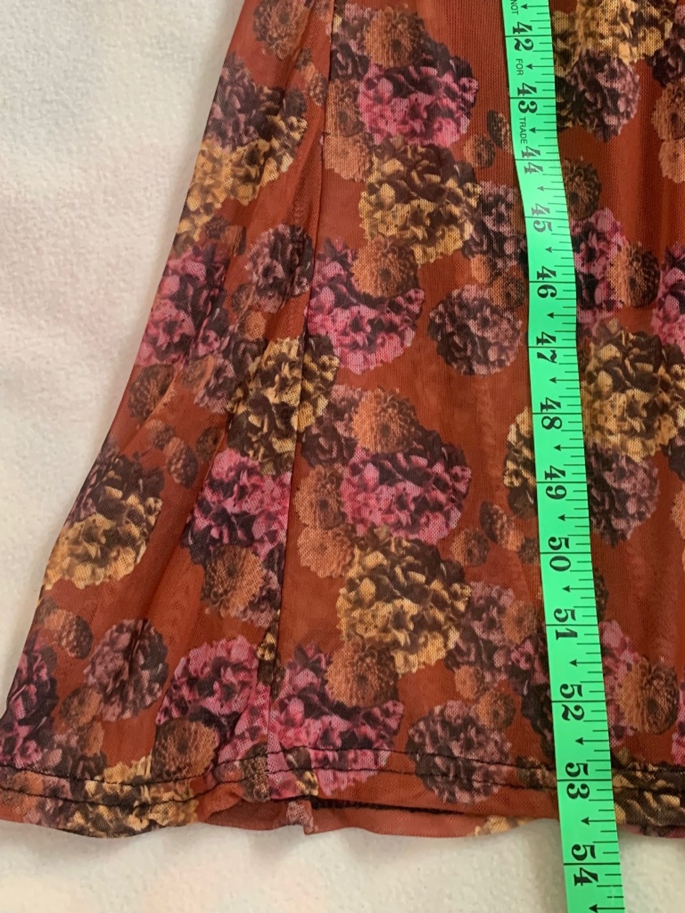 Nasty Gal Brown and Purple Mesh Dress - Picture 12 of 14